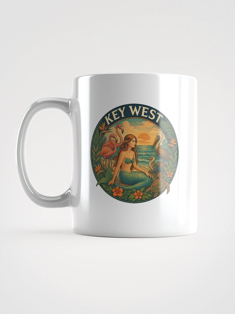 Key West Ceramic Mug with Mermaid, Birds, and Turtle product image (6)