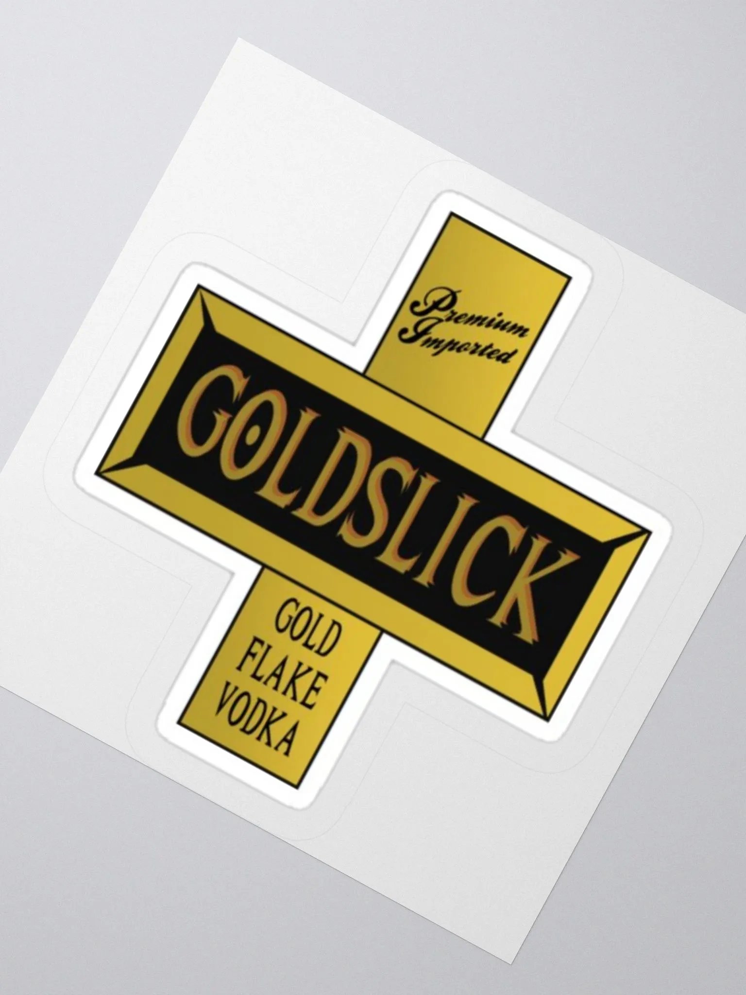 SuperbadMcLovin Goldslick Slap Sticker product image (2)