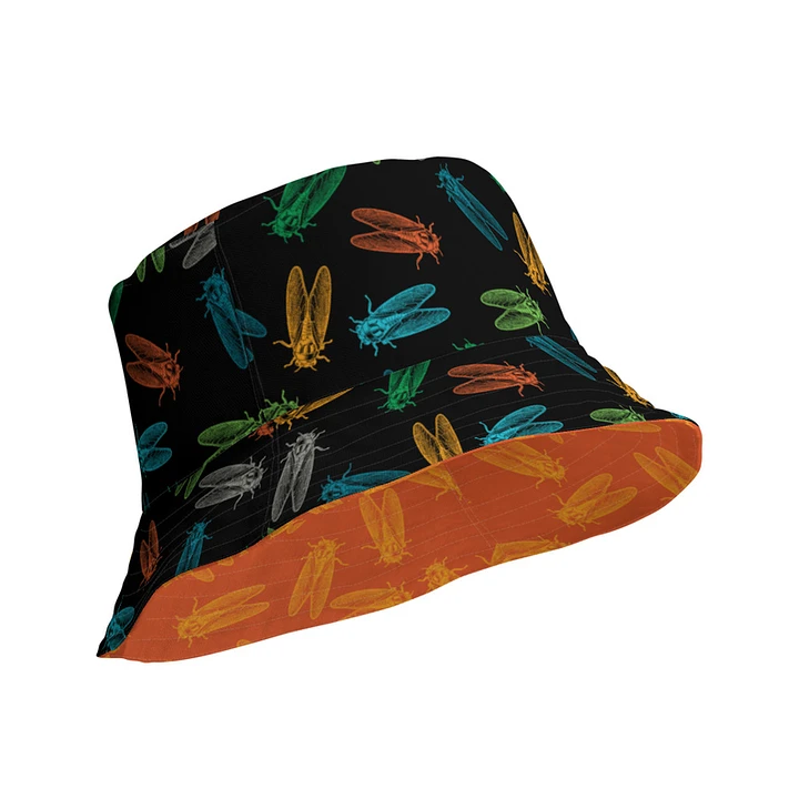 All Over Confetti Cicadas Reversible Bucket Hat product image (1)