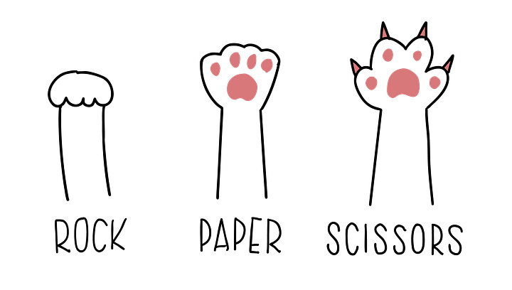 Rock Paper Scissors Magnet product image (1)