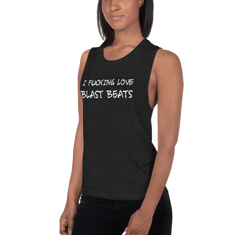I Love Blast Beats women's tank product image (4)