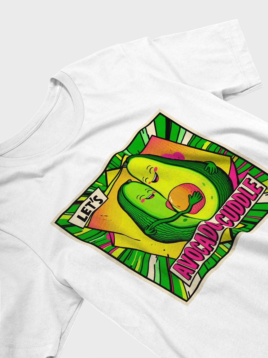 Avocado Cuddle Unisex Tee, Let's Avocado T-Shirt, Cute Food Shirt, Avocado Lover Gift, Foodie Shirt, Funny Graphic Tee product image (3)
