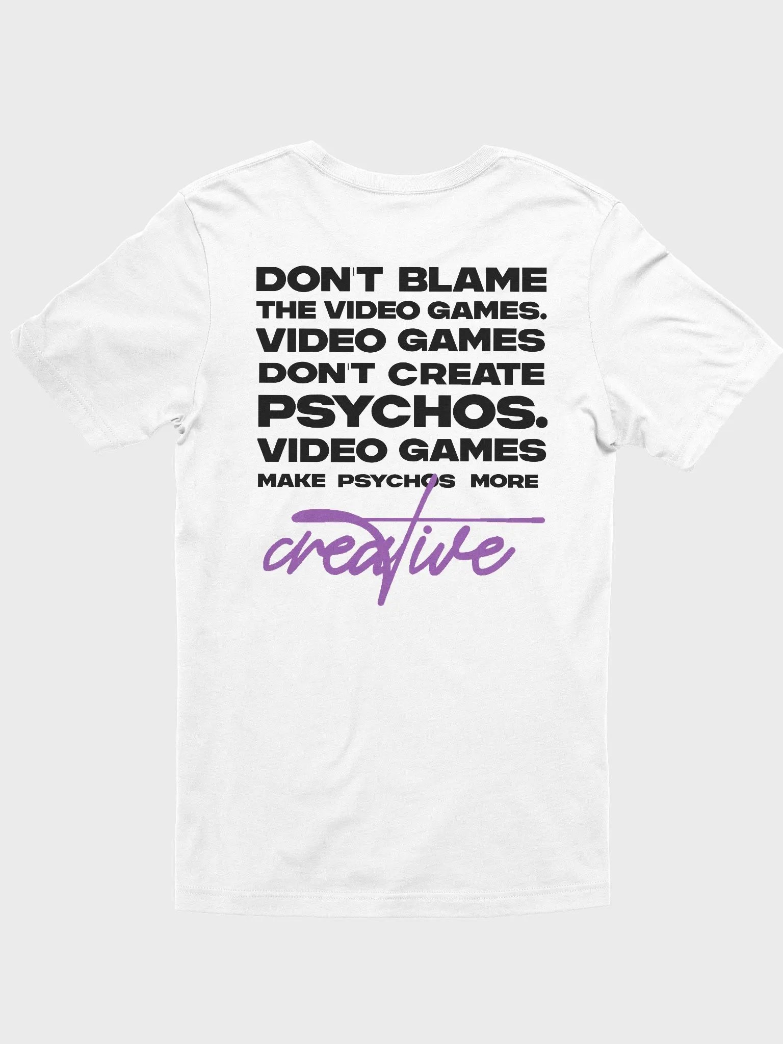 Creative Psycho - White Tee product image (3)