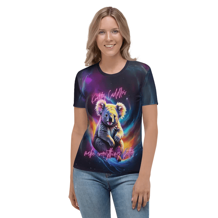 Koality Cuddles Koala Bear All Over Print T-shirt product image (2)