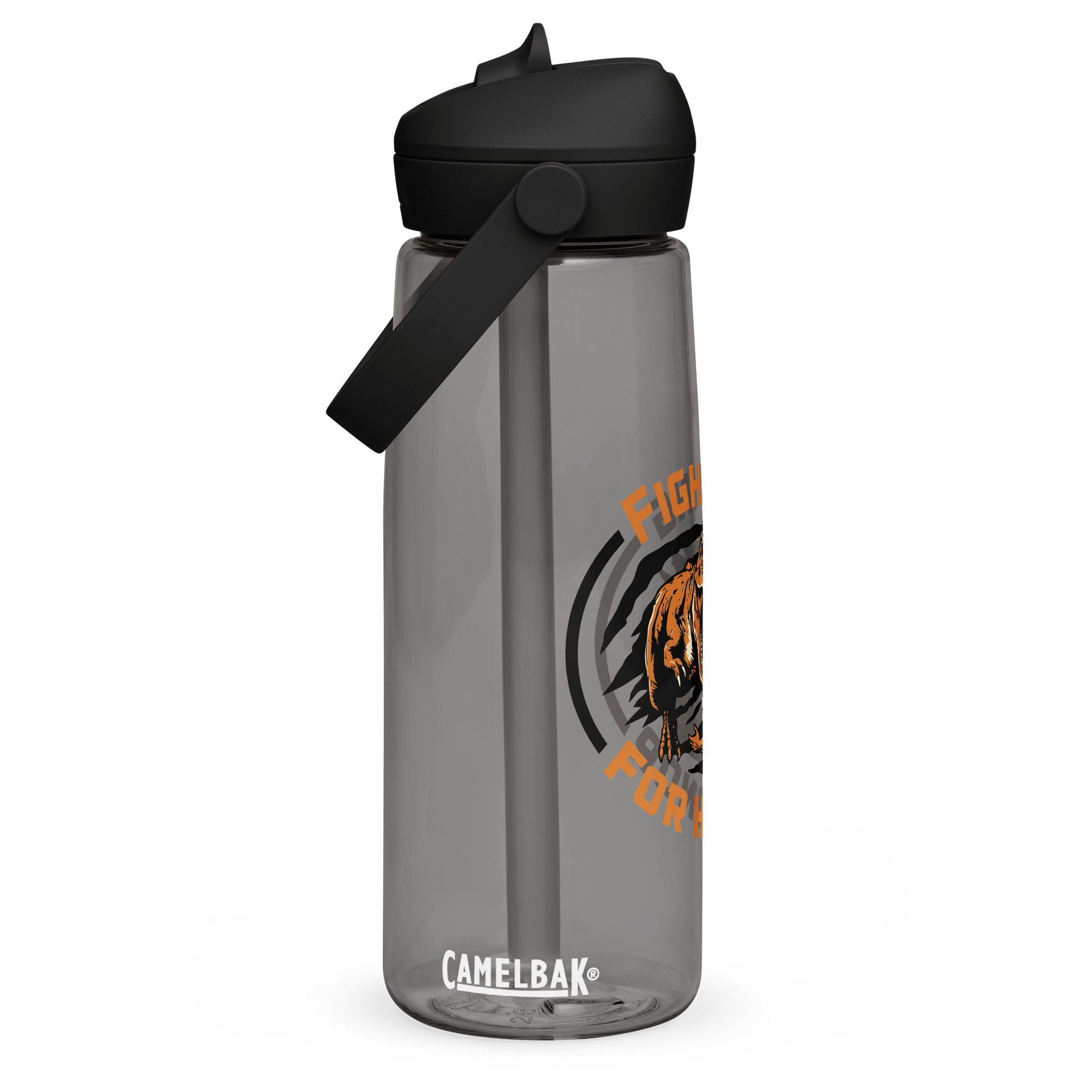 Fighting For Honor Flip Straw Water Bottle product image (1)