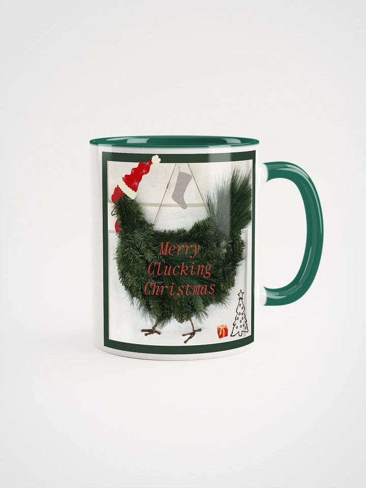 Merry Clucking Christmas Mug product image (1)