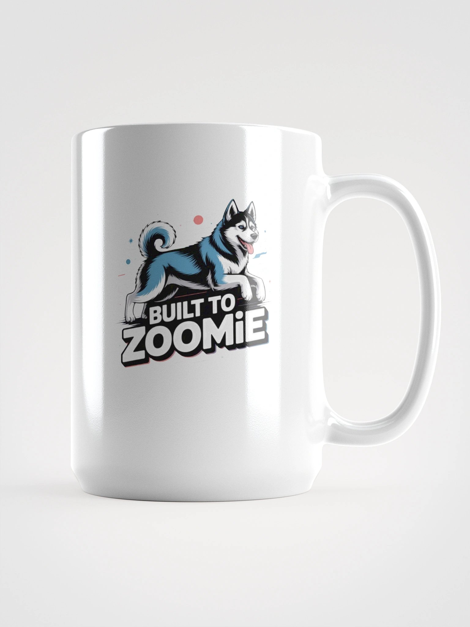 Zoomie Husky White Glossy Mug product image (2)