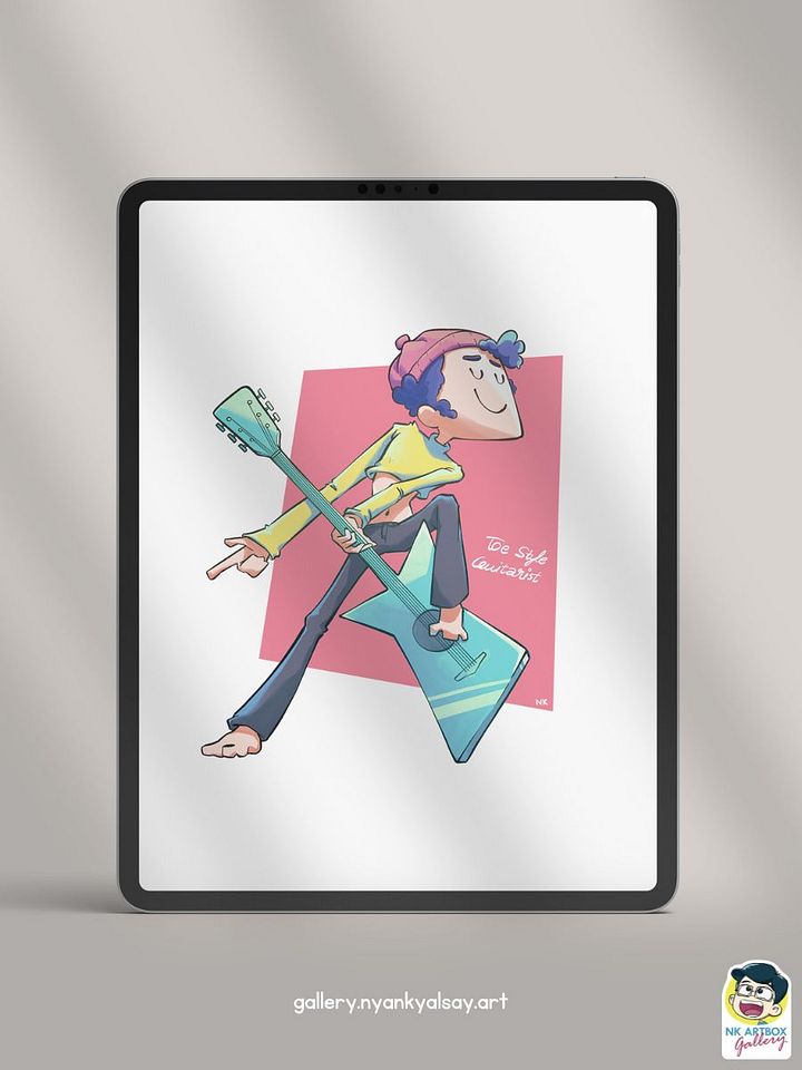 Toe Style Guitarist | Digital product image (1)