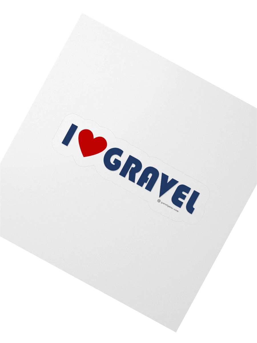 I Love Gravel sticker product image (5)