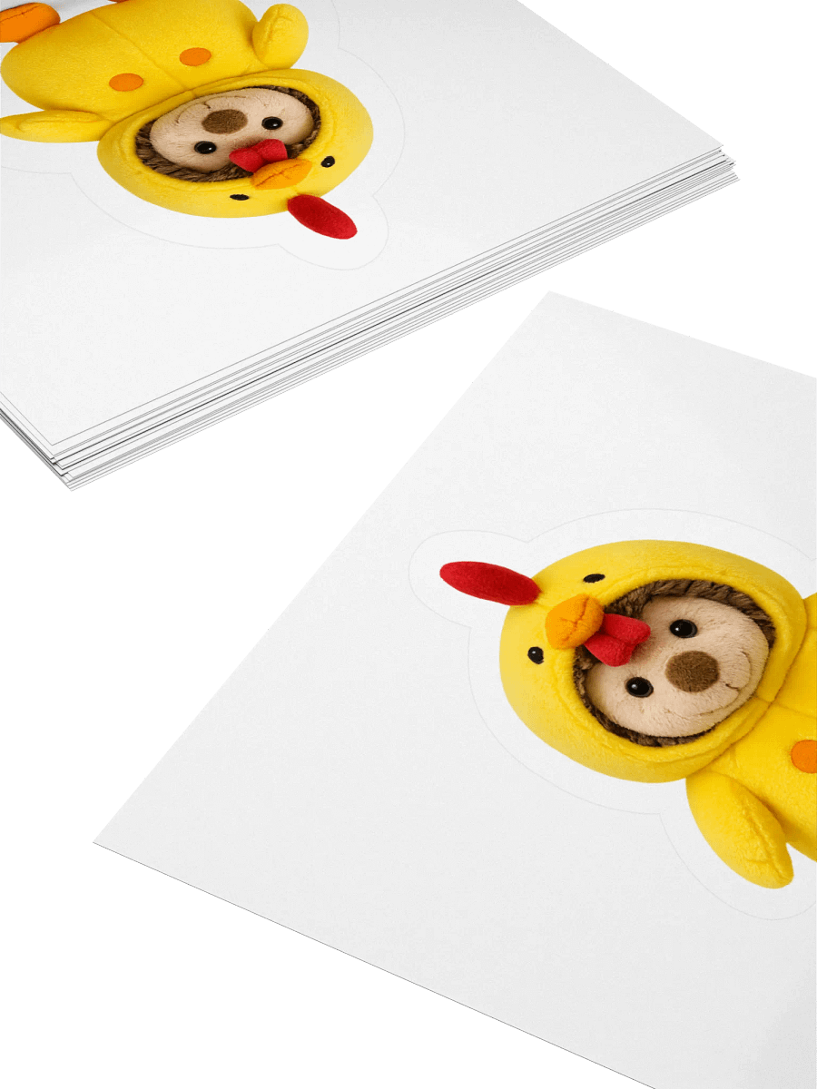 Sticker - Evan de Egel - Kippenpak Geel product image (4)