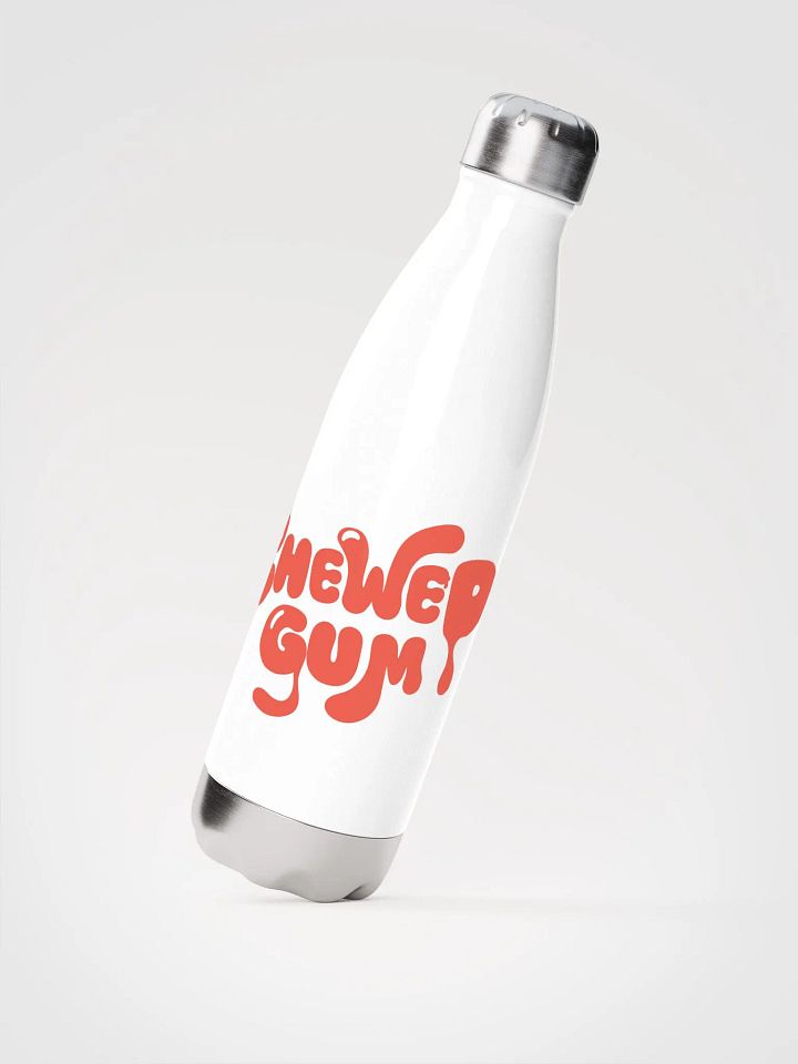 Chewed Gum Steel Water Bottle in Orange product image (2)