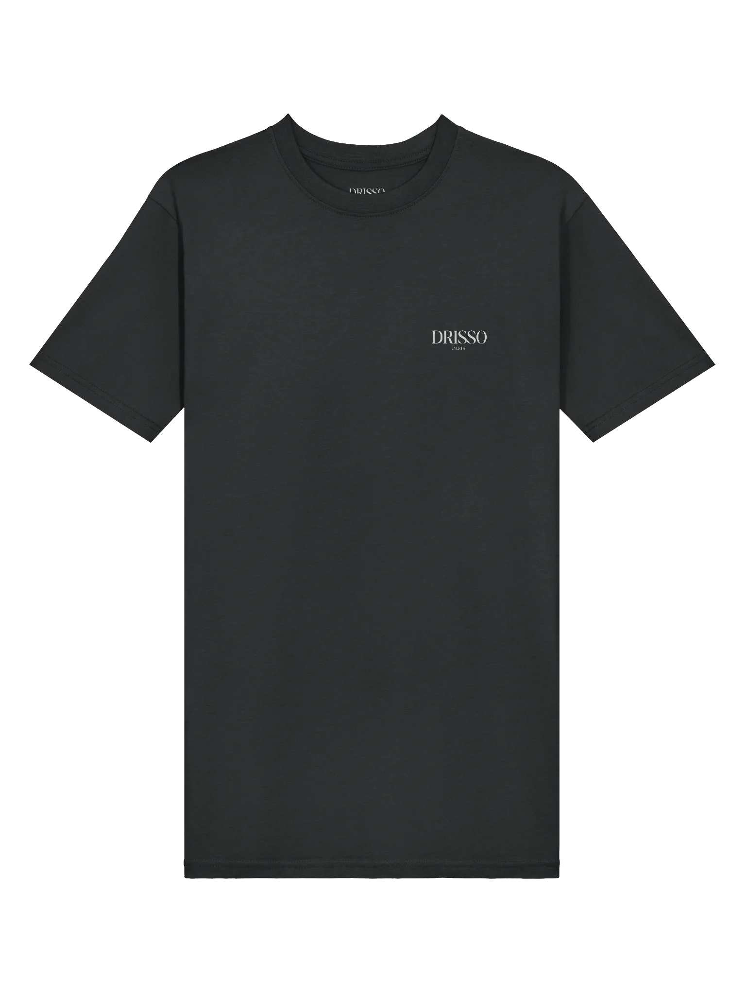 Drisso Paris™ Black Cotton Heritage Men’s Premium Heavyweight Tee product image (3)