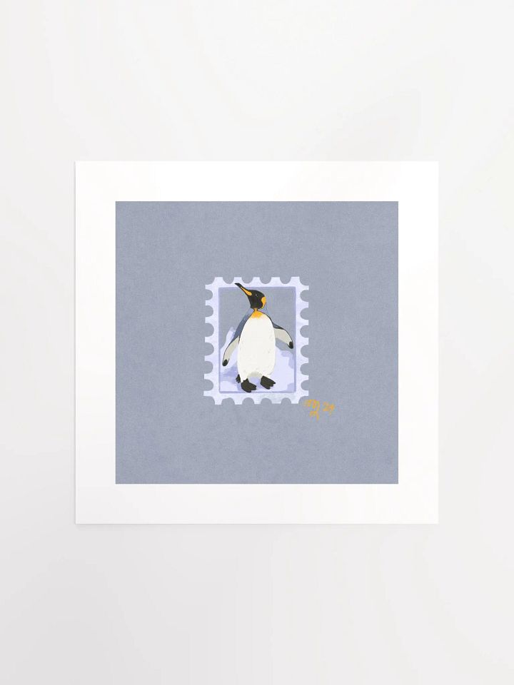 King Penguin Stamp Print – Birbfest 2024 product image (2)