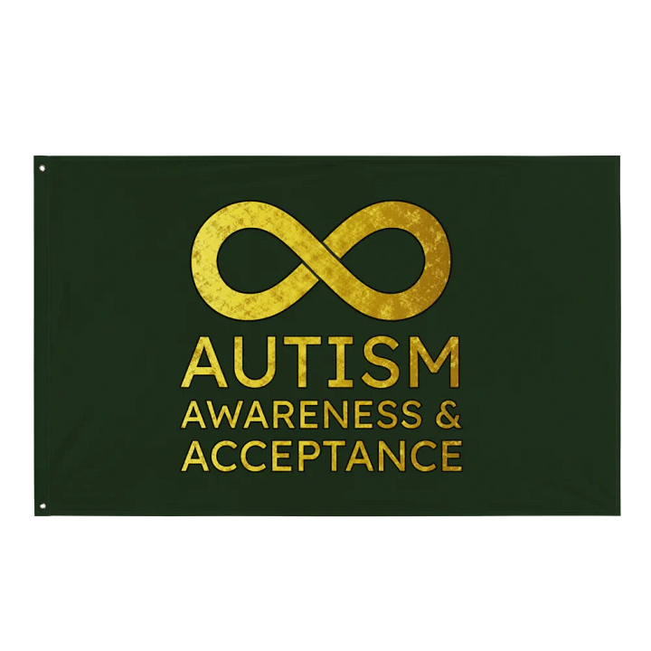 Autism Awareness & Acceptance Flag (Green) product image (1)