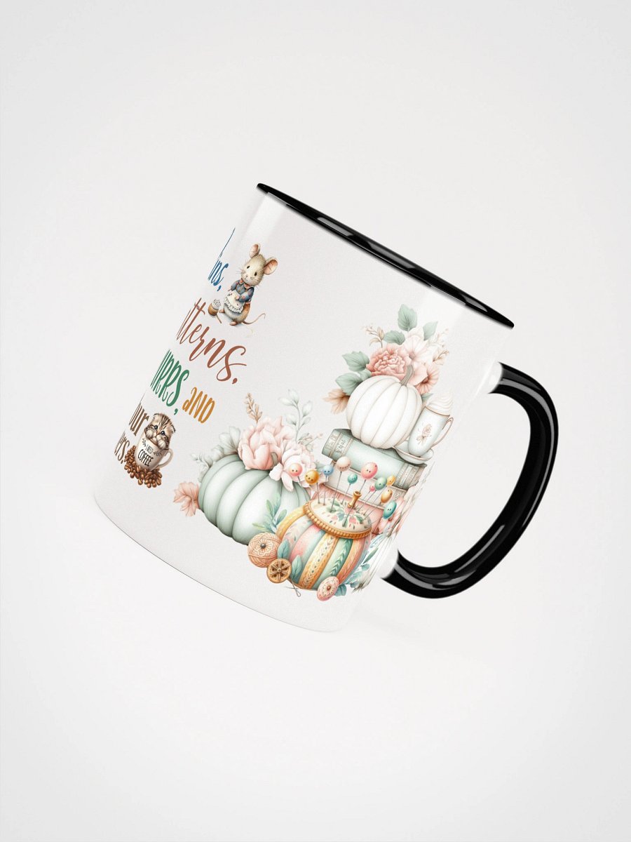 Whimsical Autumn Pins Patterns Coffee Ceramic Mug product image (5)
