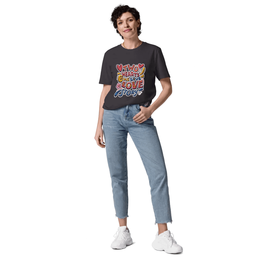 Two Hearts, one love story T-shirt product image (11)