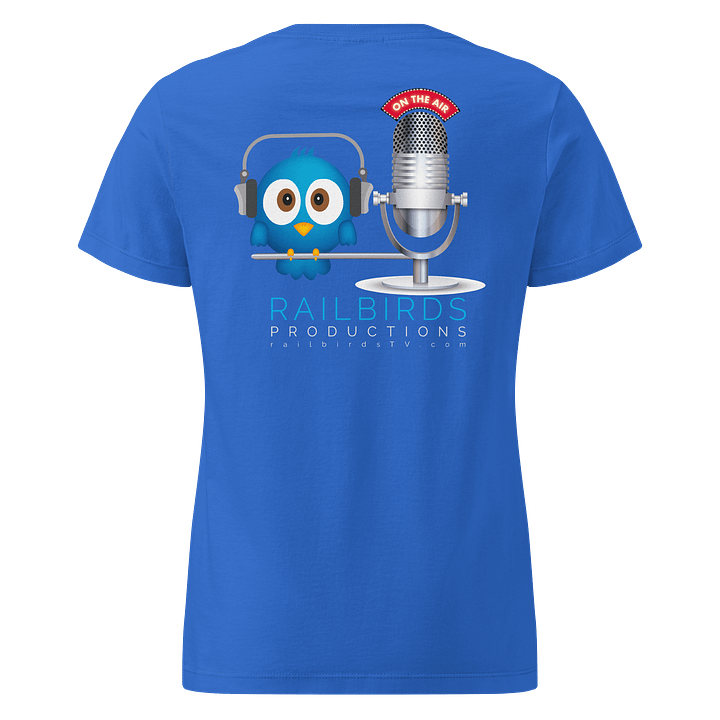 Women's Blue Railbirds Fitted Tee product image (2)