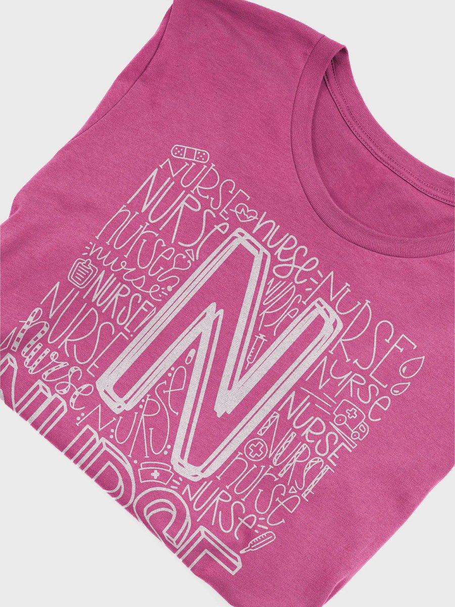 Nurse Typography Tee product image (5)