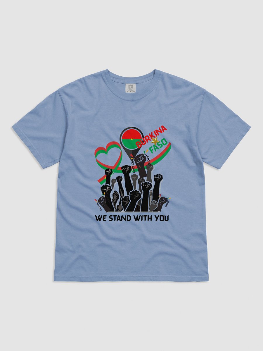 Men's Gray T-Shirt Burkina Faso We Stand With You product image (12)