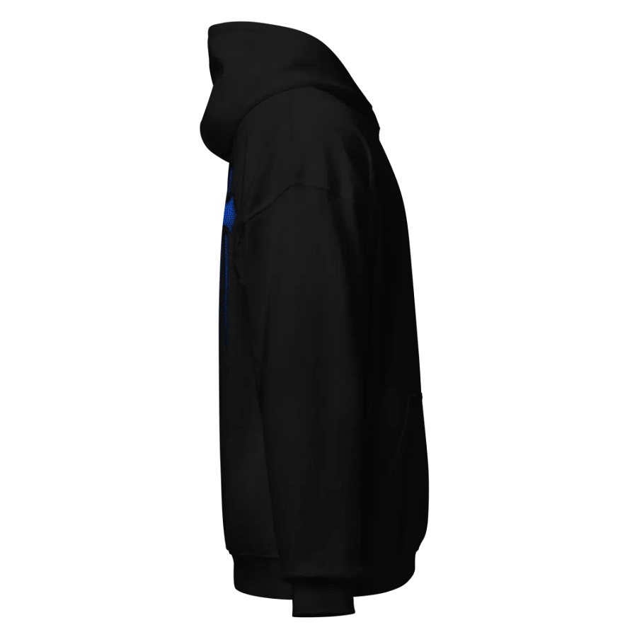 Christian Cross Blue Carbon Onyx Hoodie product image (3)