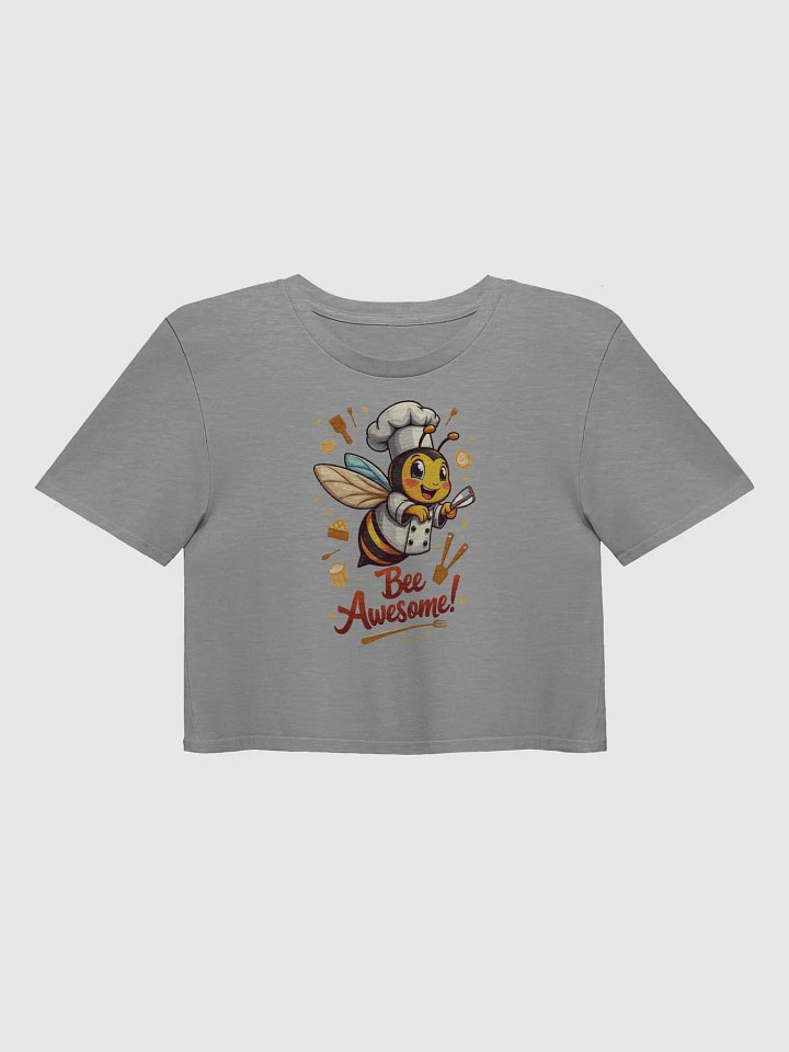 Bee Awesome Chef Women's Crop Top product image (6)