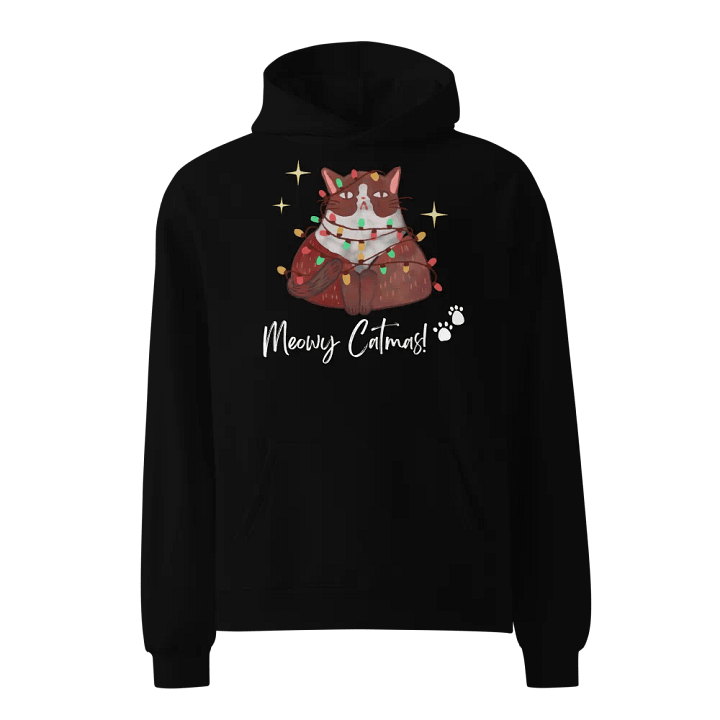Grumpy Cat Christmas Lights Oversized Hoodie product image (3)