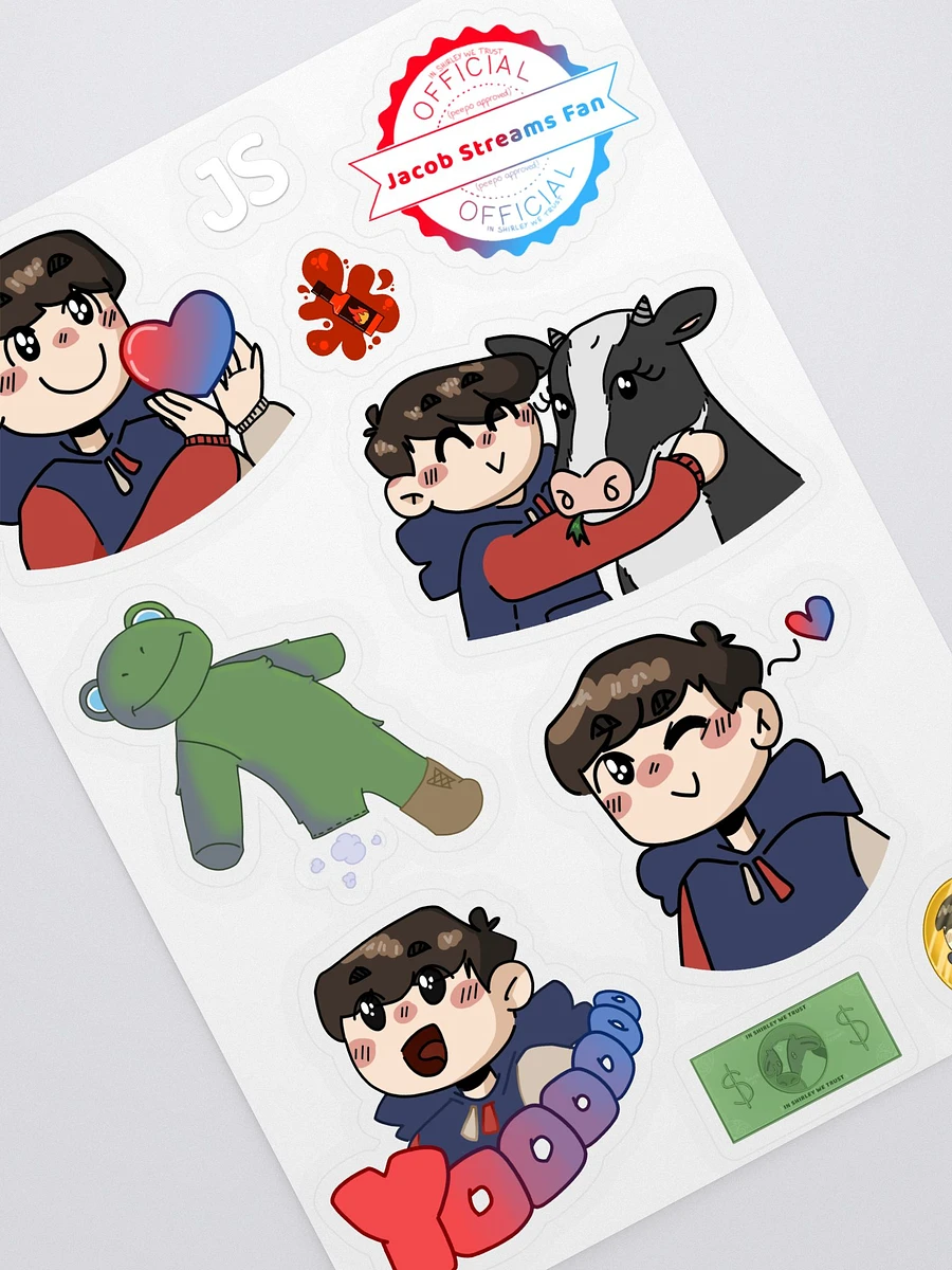 JacobStreams Sticker Sheet product image (2)