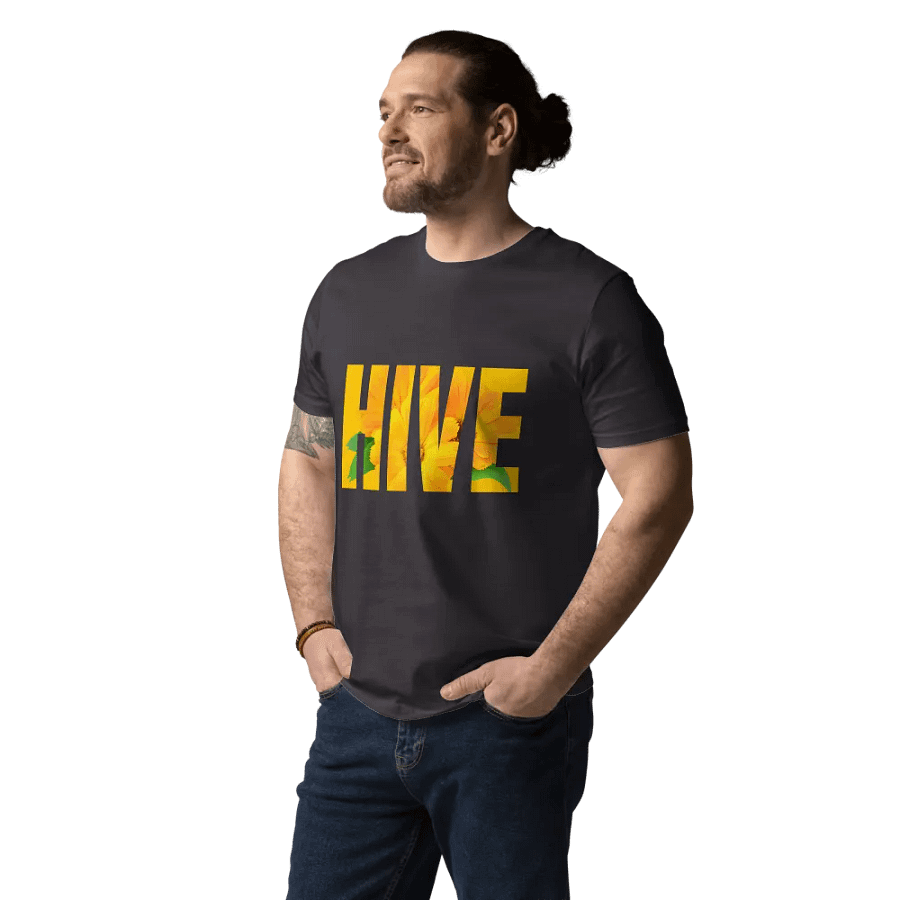 Floral HIVE Organic Tee - 100% cotton product image (180)