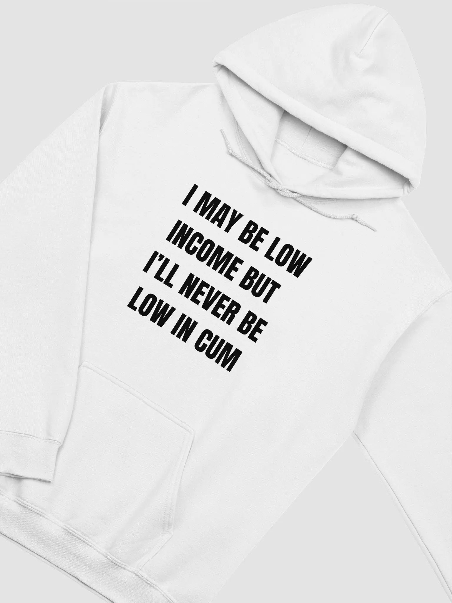 I May Be Low Income But I'll Never Be Low In Cum Hoodie product image (2)