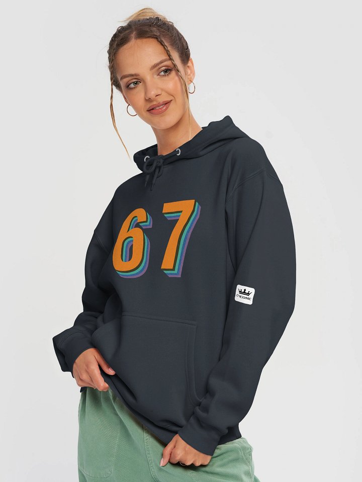 6 7 Viral Graphic Pullover Hoodie product image (1)