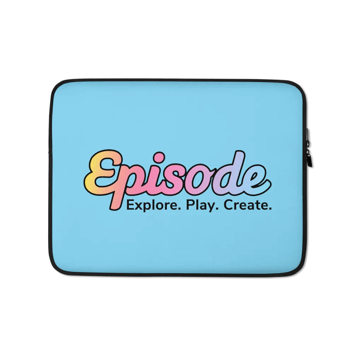 Episode Laptop Sleeve Teal With Gradient Logo product image (1)