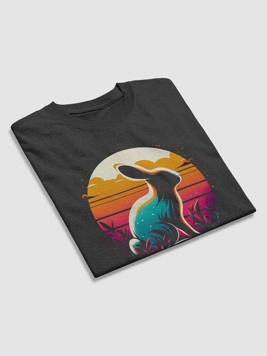 Retro Sunset Bunny Graphic Tee product image (3)