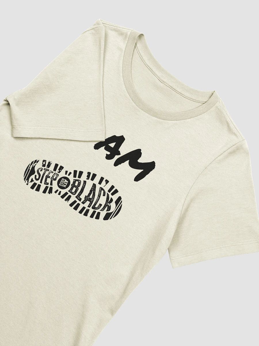I am Step-Black T-Shirt product image (7)