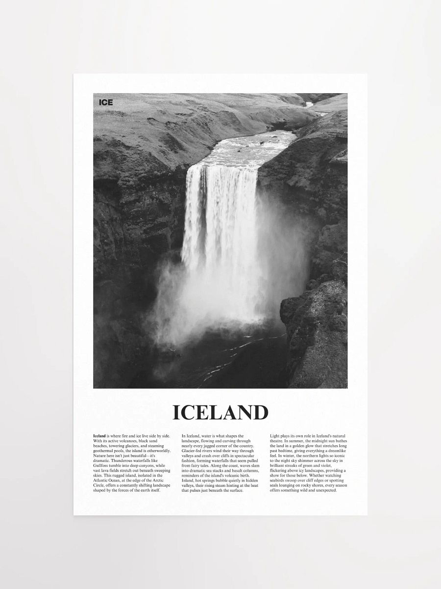 Iceland 03 Newspaper Poster product image (11)