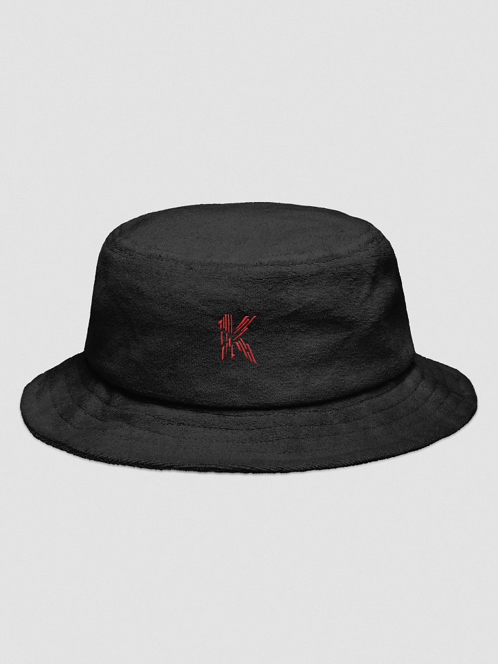 K (Bucket Hat - Red On Black) product image (1)