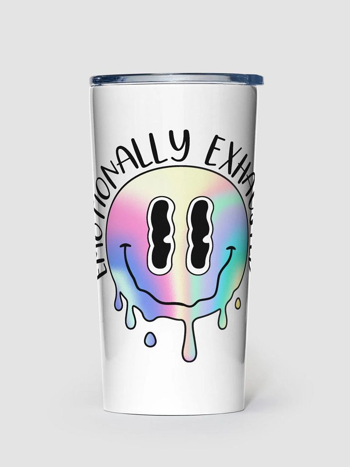 Emotionally Exhausted Rainbow 20oz Tumbler product image (1)