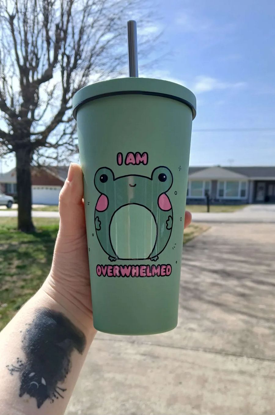 I Am Overwhelmed Insulated Tumbler product image (10)