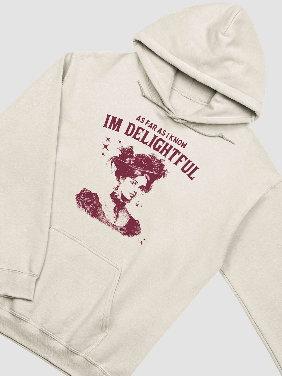 As far as I know I'm delightful Hoodie product image (2)