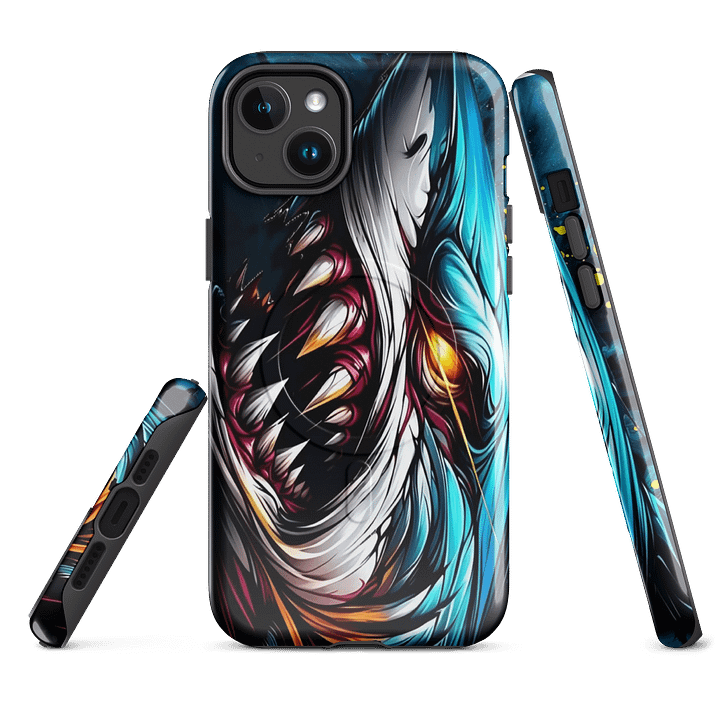 Vibrant Shark Bite iPhone® Tough Case product image (1)