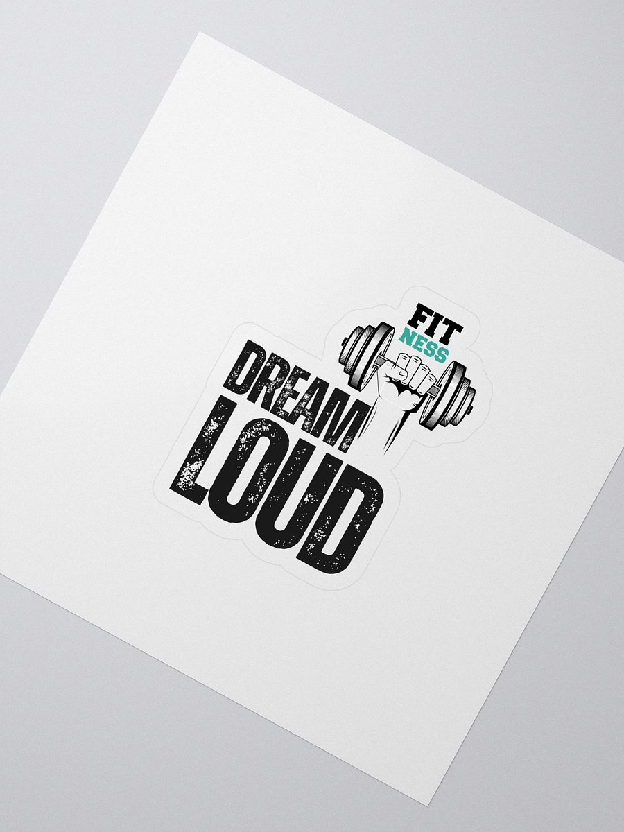 Dream Loud - Fitness - Sticker product image (2)