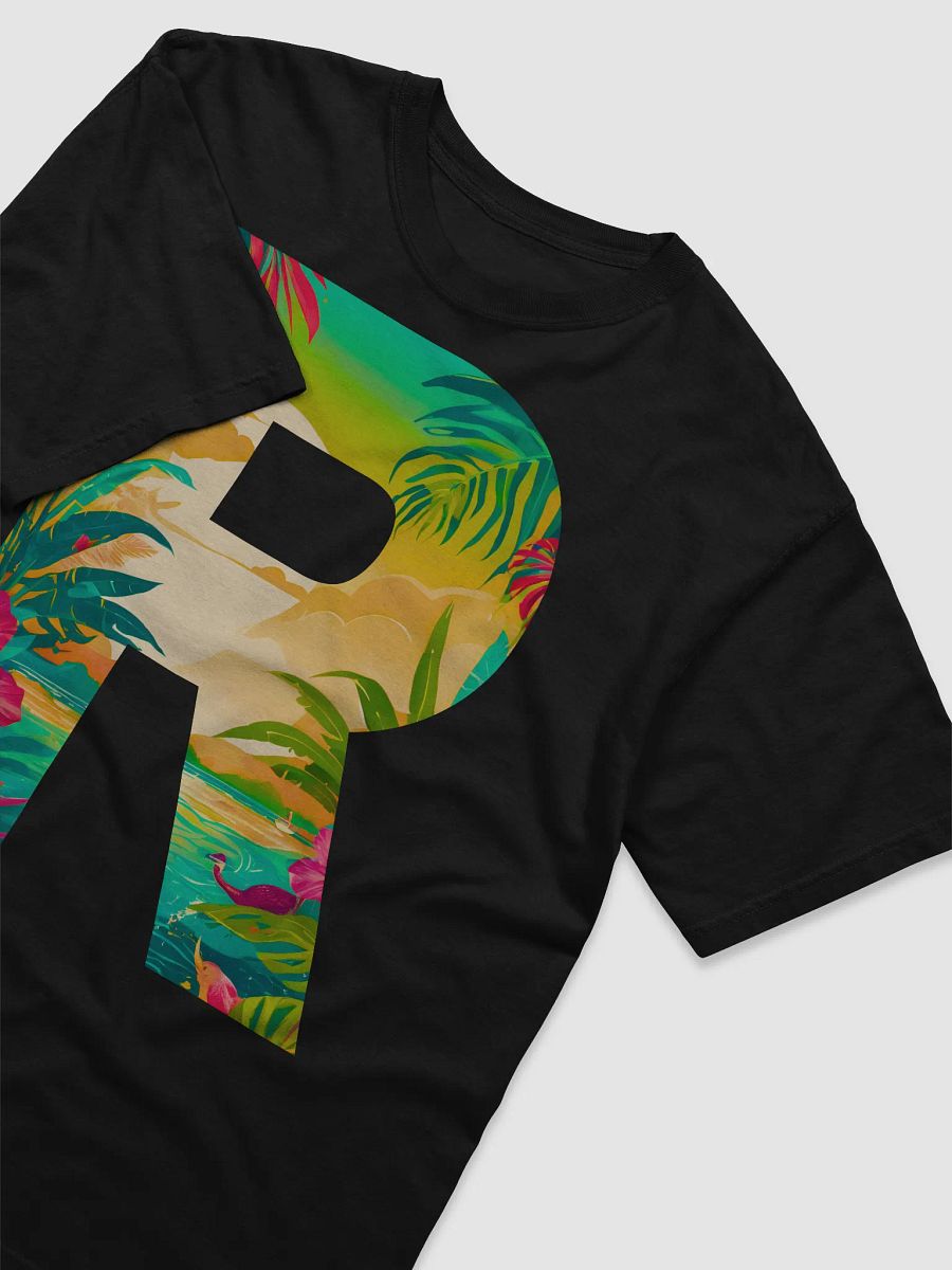 Tropical Sunset Paradise T-Shirt (Letter-R) product image (5)