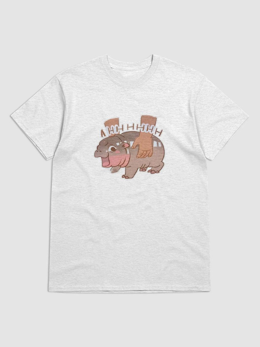 Ahhhh Moo Deng Surprised Hippo Comic T-Shirt product image (1)