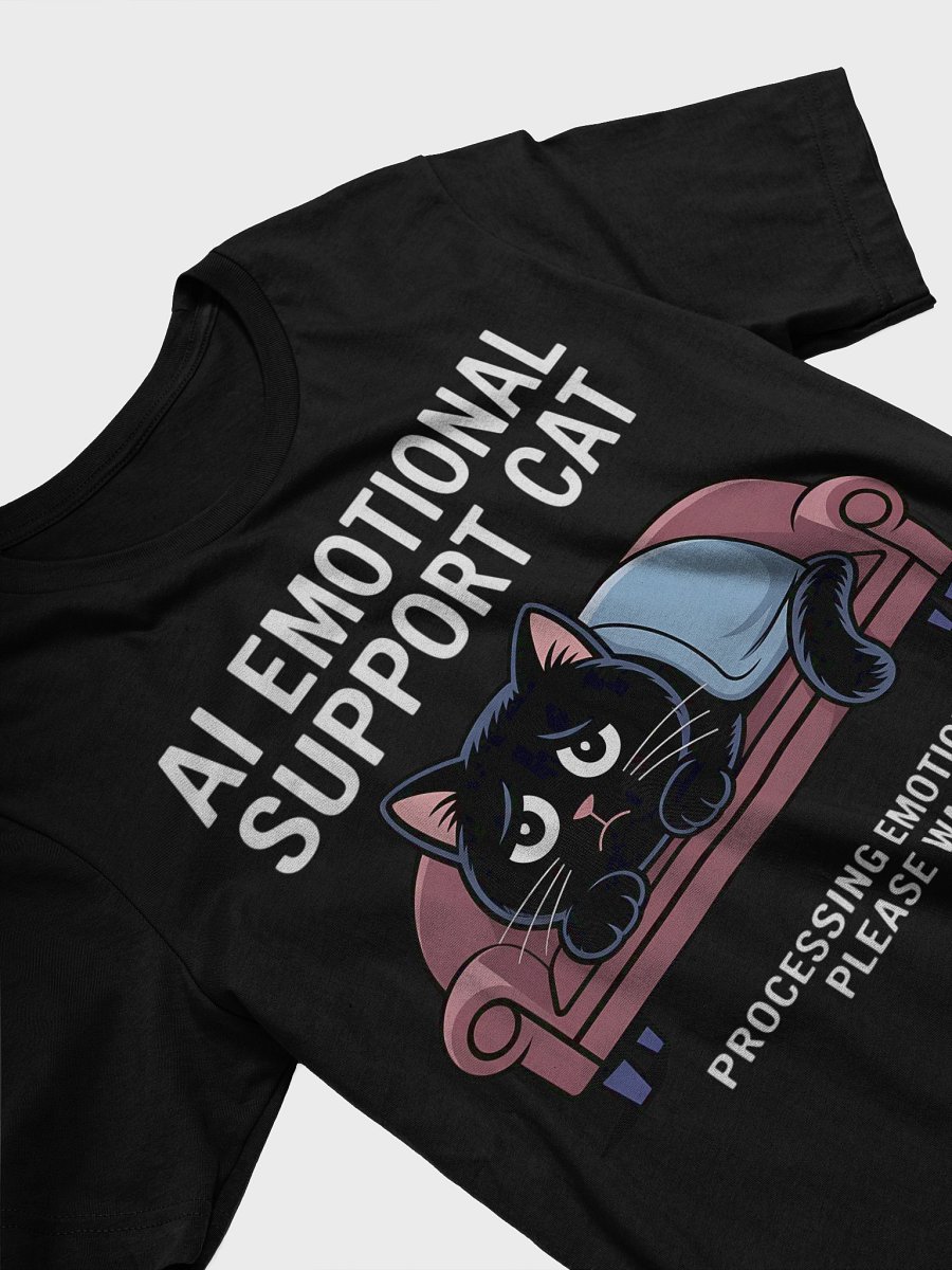 AI Emotional Support Cat Cartoon T-Shirt product image (24)