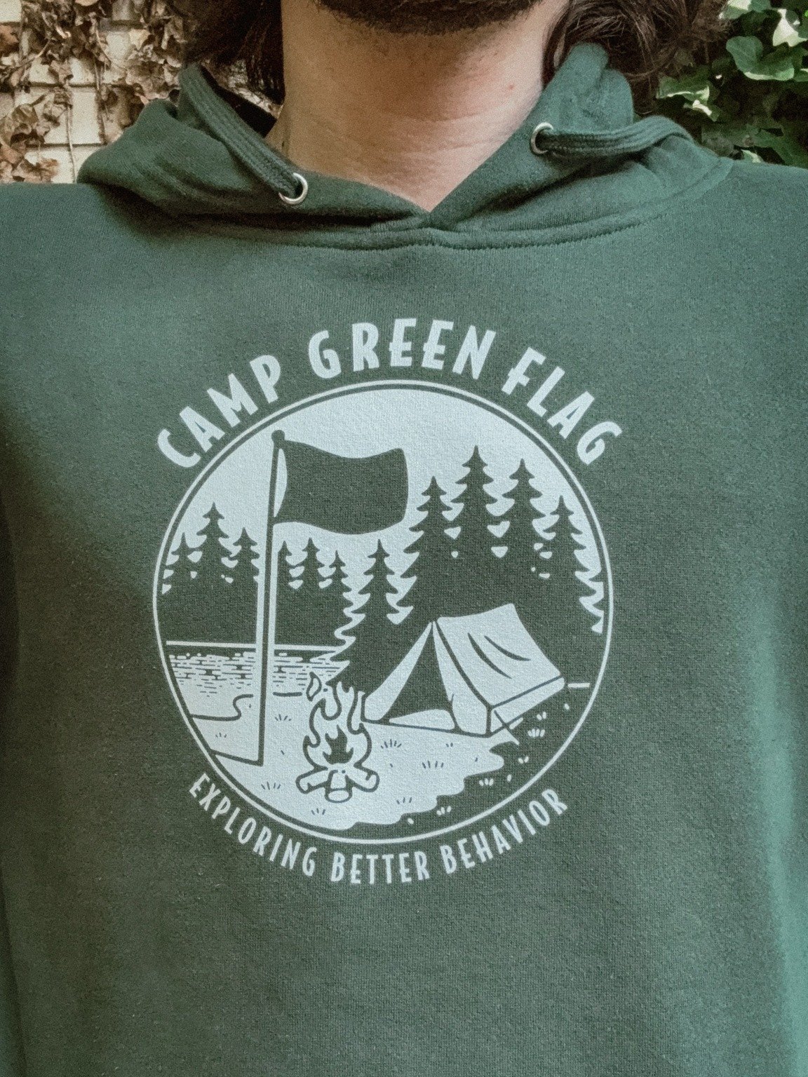 Camp Green Flag Unisex Hoodie product image (1)