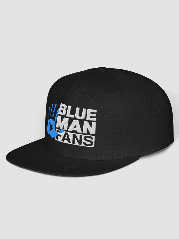 Blue Man Fans Hand Print Embroidered Cap product image (2)