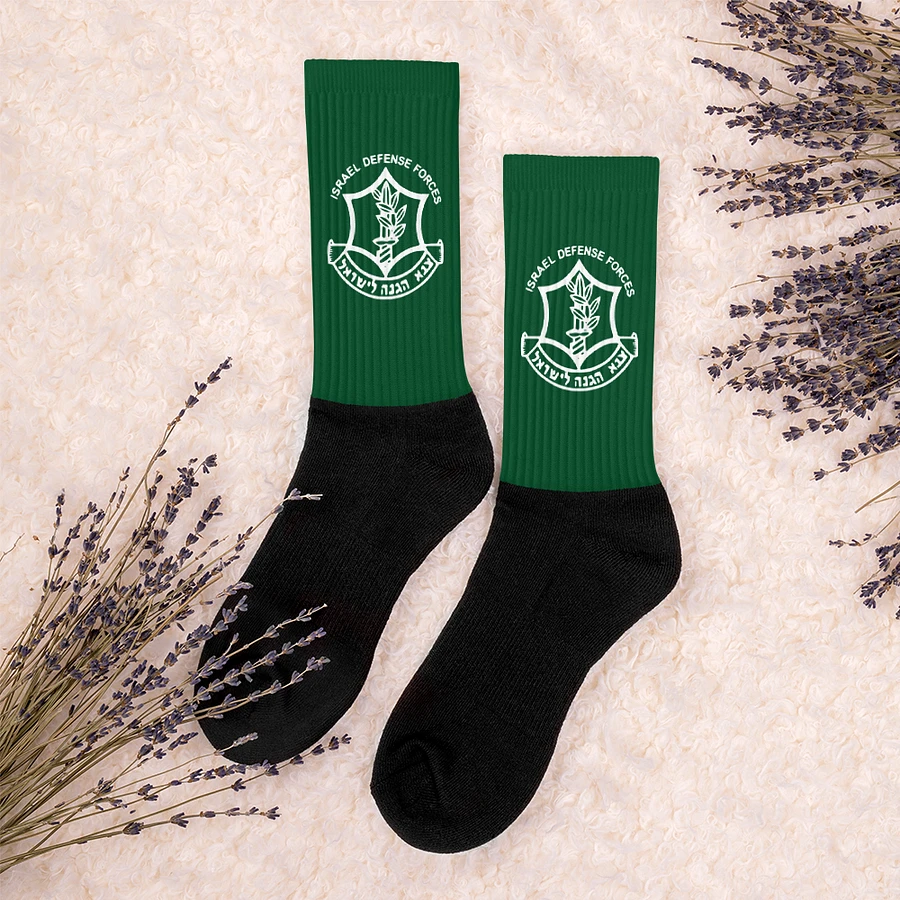 IDF Socks - White on Green product image (4)