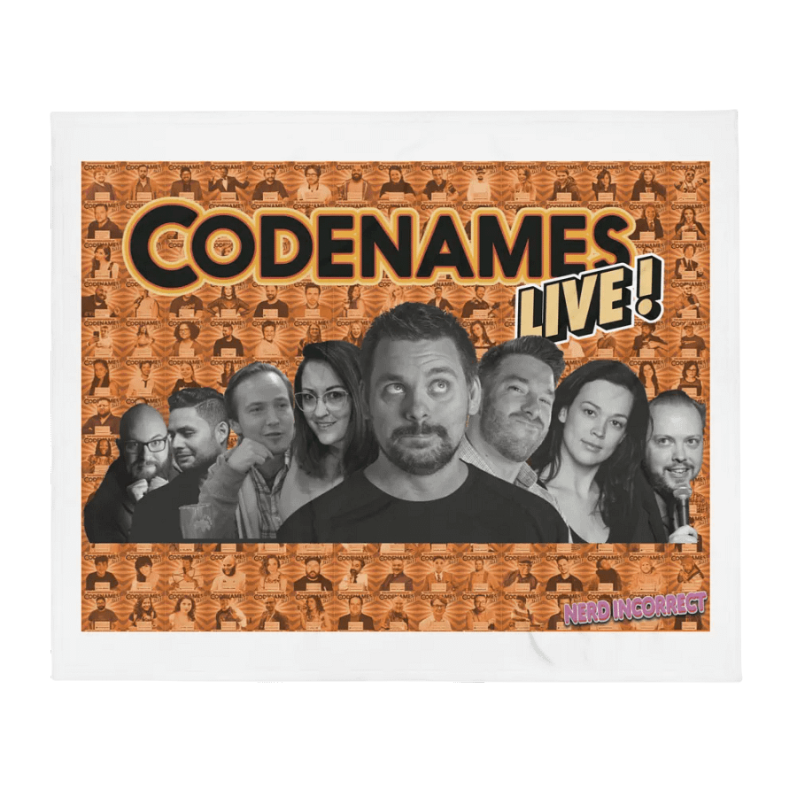 Codenames LIVE! Cast Throw Blanket product image (1)