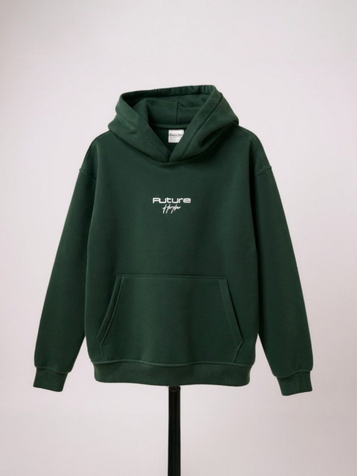 هوديز شبابية كاجوال أخضر غامق product image (1)