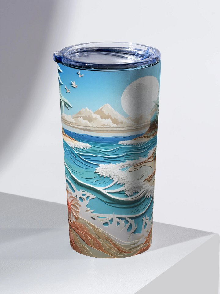 Tropical Paradise Stainless Steel Tumbler product image (2)
