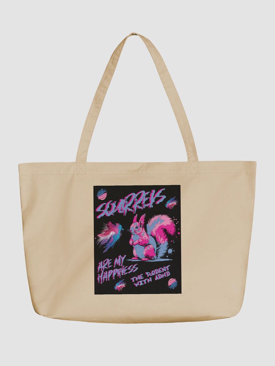 SQUIRRELS ARE MY HAPPINESS ECO TOTE product image (1)